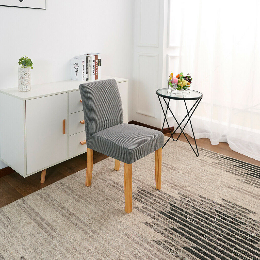 Super Fit Universal Stretch Dining Chair Covers, Removable Washable Slipcovers