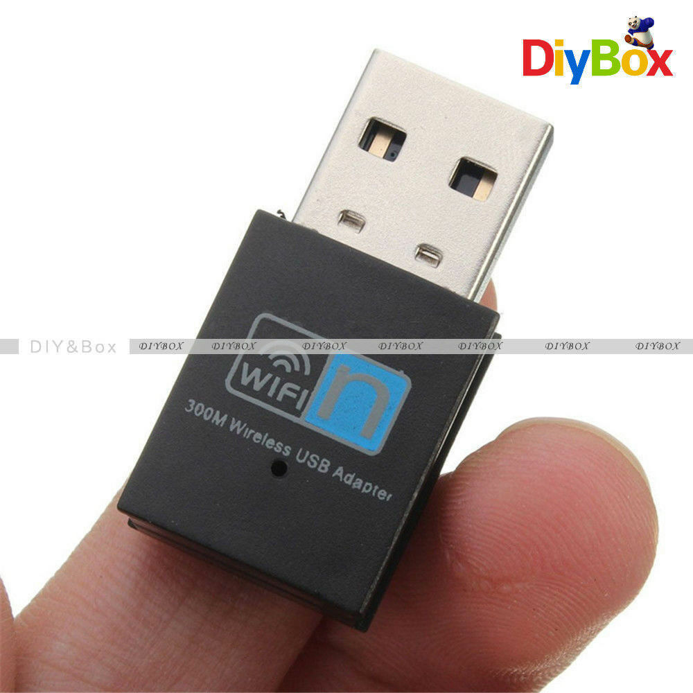 300Mbps Mini Wireless USB Wifi LAN Adapter Dongle Netzwerk 802.11b/g/n RTL8192