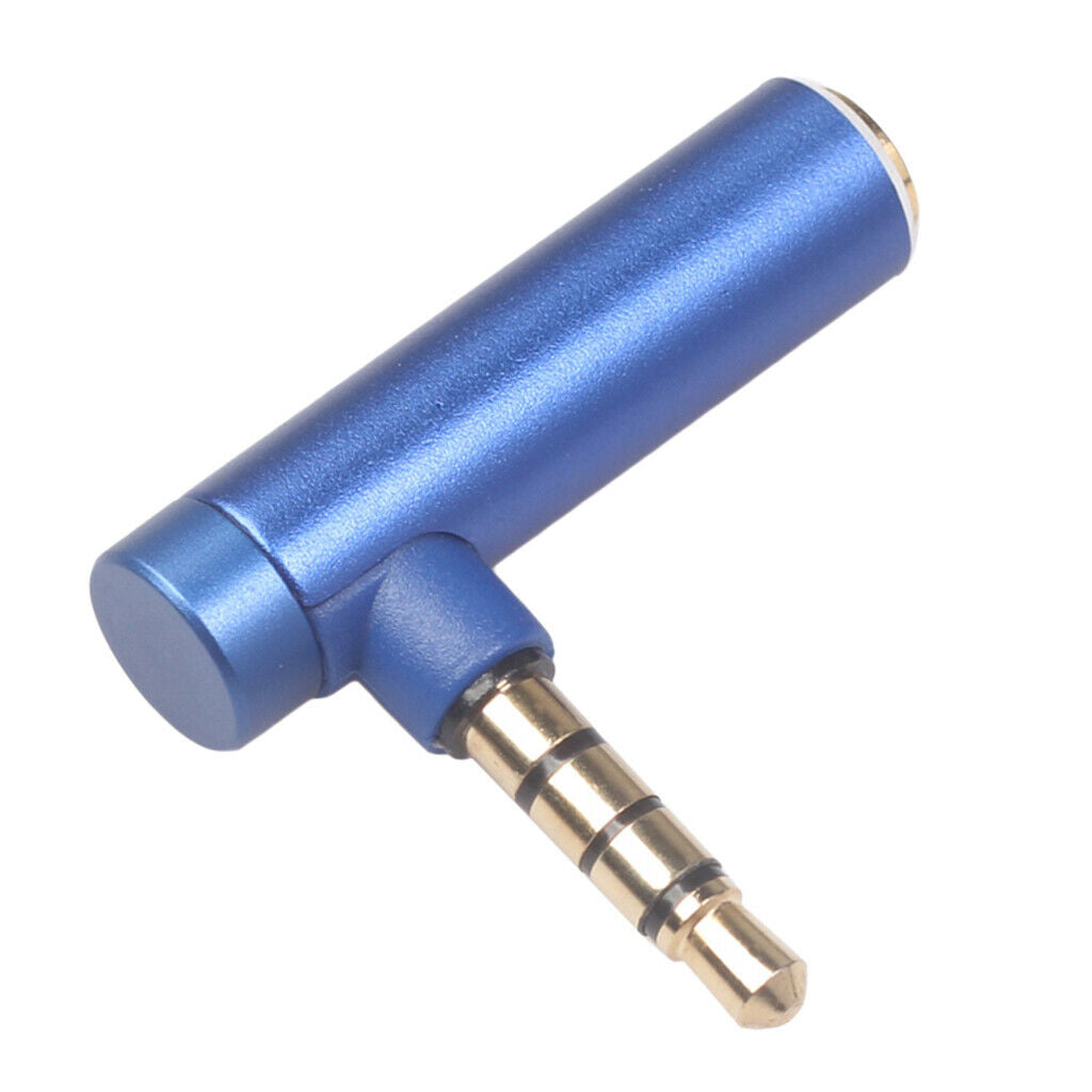 3x Alloy 3.5mm Earphone Adapter Plug Connector for Mobile Phones Tablets