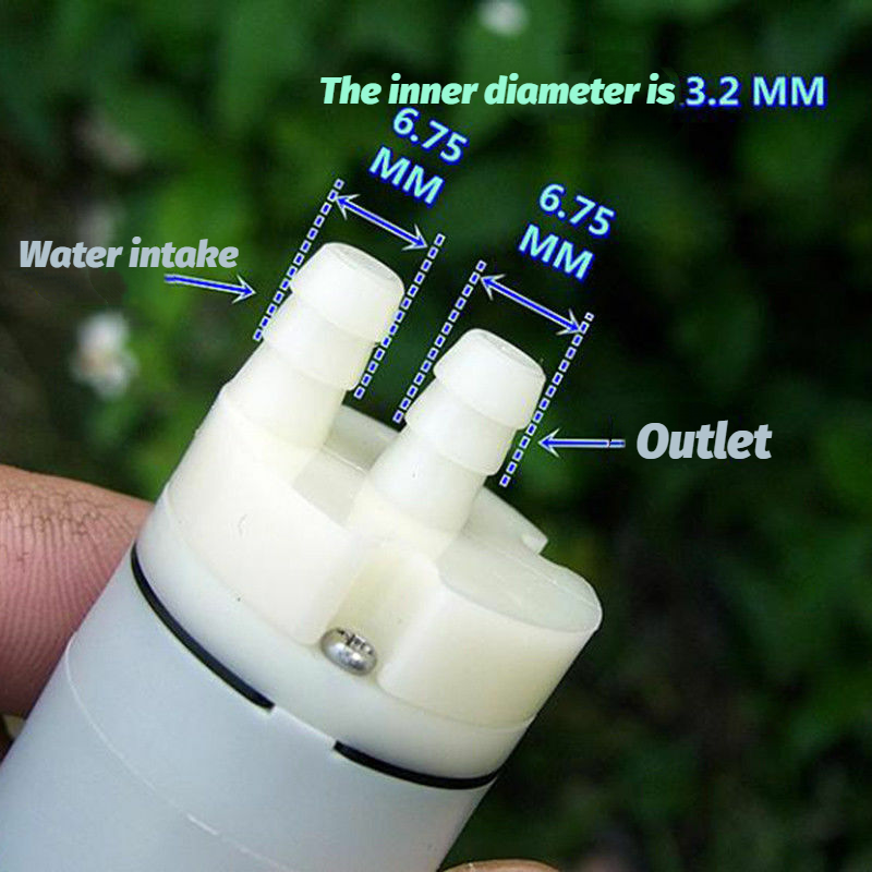 DC 12V Large Flow Diaphragm Household Self Priming Water Negative Pressure Pump