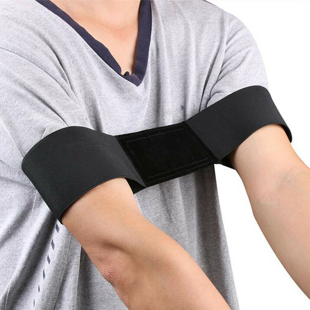 Golf Swing Trainer Practicing Guide Gesture Aid Correct Elastic Arm Band Belt