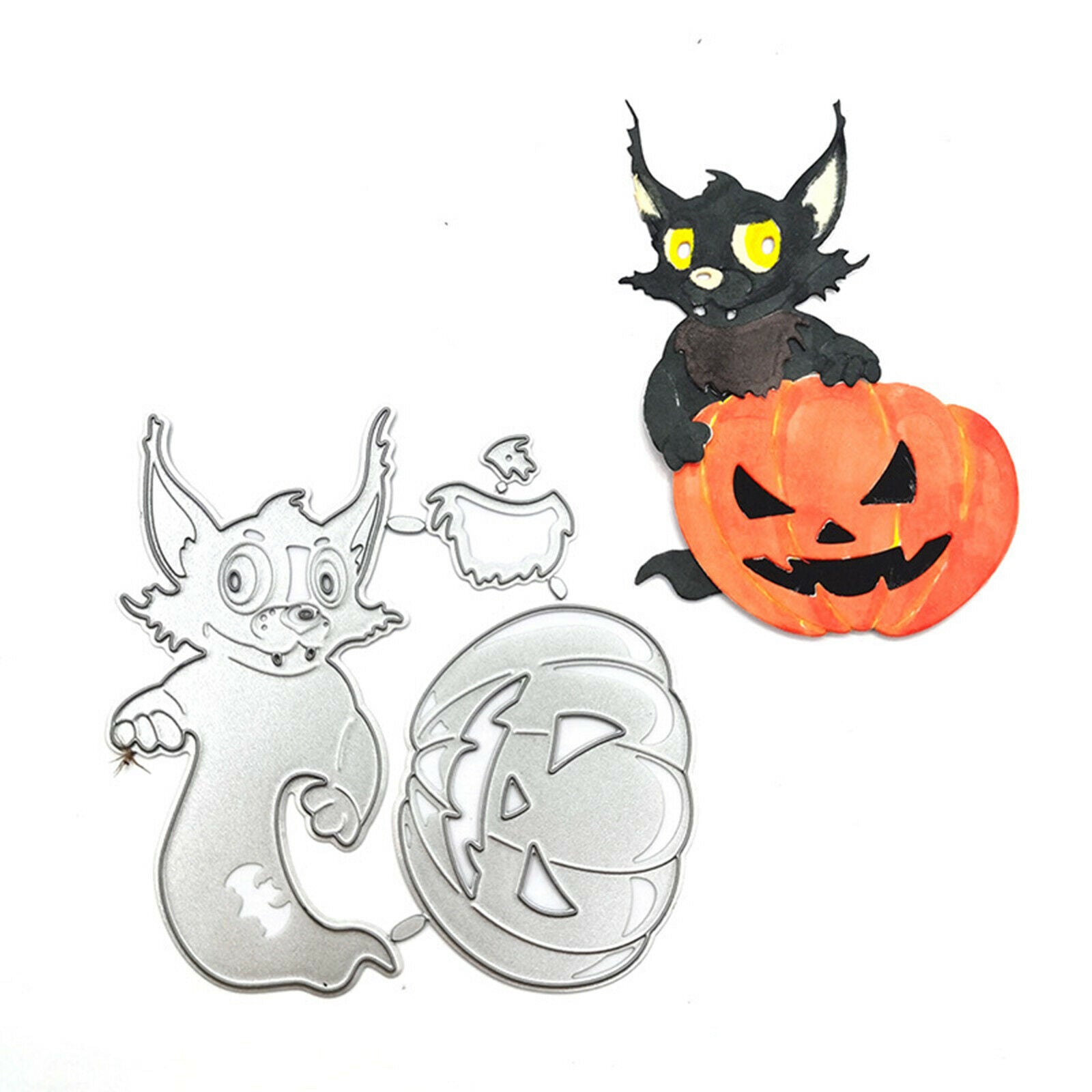 Halloween Pumpkin Thief Embossing Die Cut Mould Kit Scrapbook DIY Tool Decor