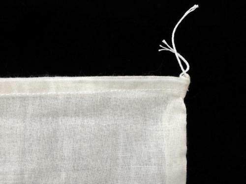 100 PCS 4"x6" Cotton Muslin Drawstring Reusable Bags Packing Bath Soap Herbs Tea