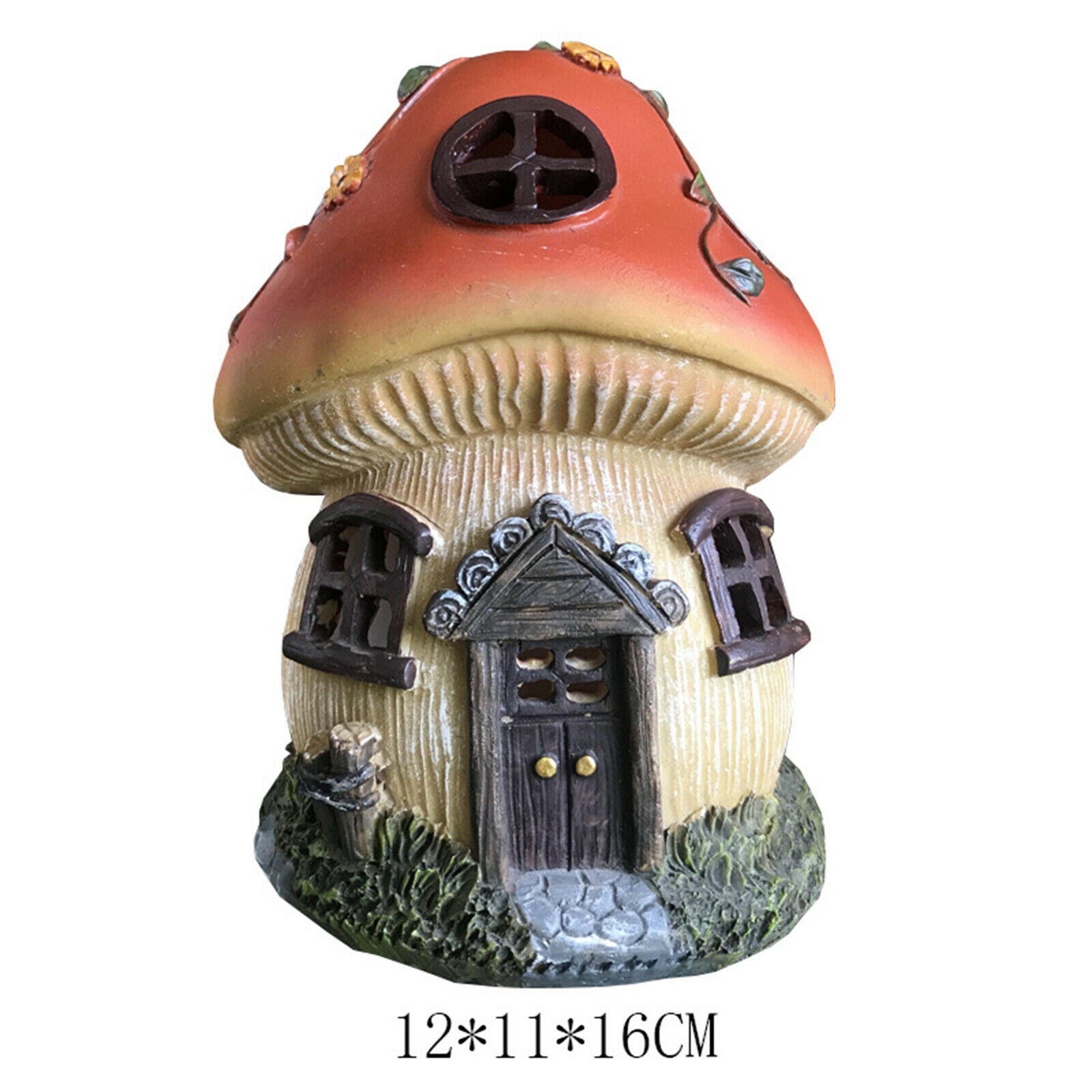 Home Mushroom Garden Outdoor Solar Powered Light Patio Decor Lighting Craft