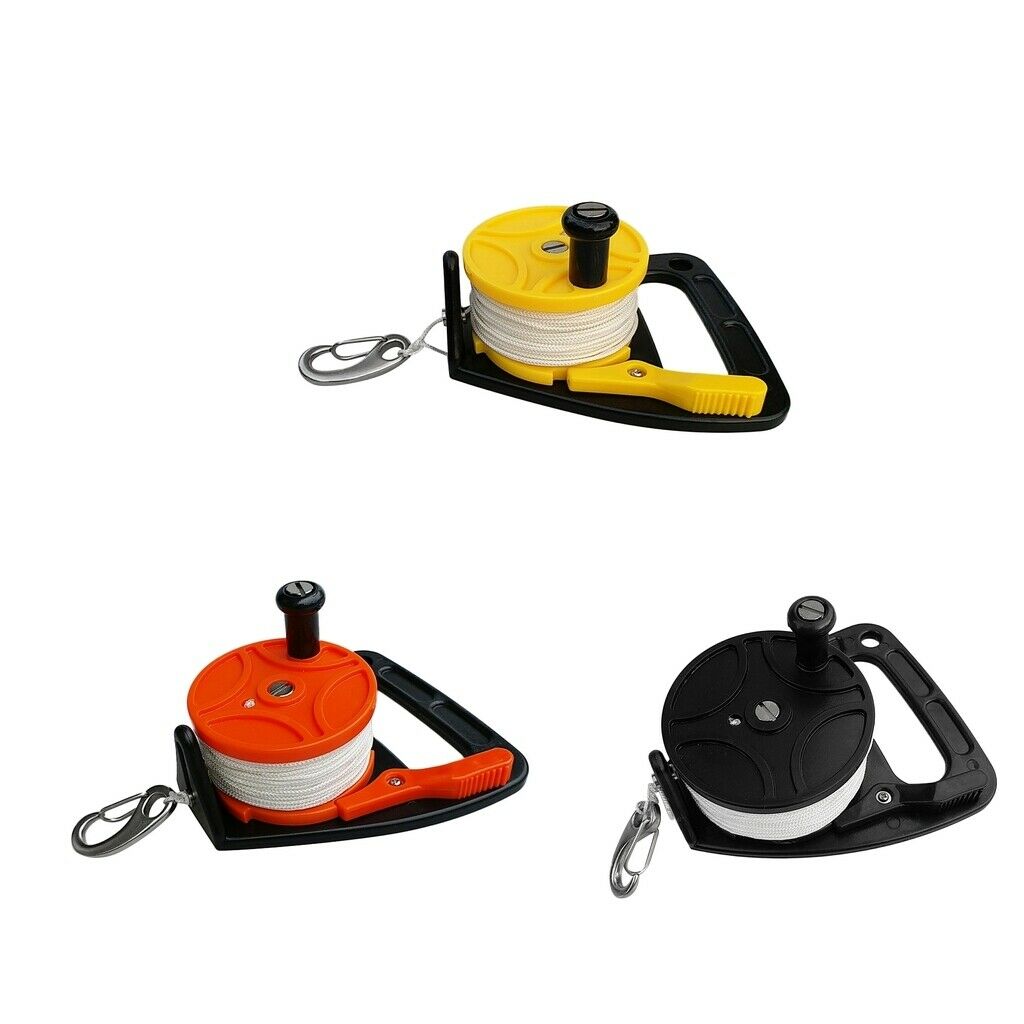 Multi Purpose Scuba Diving Wreck Cave Reel Kayak Anchor Handle 46m Line Hook