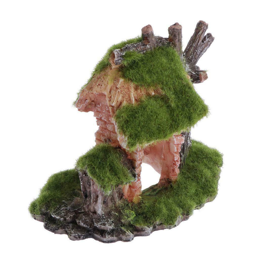 Aquarium Fish Tank Tree House Fish Tank Landscape Decor Ornaments