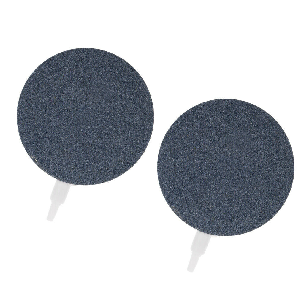 2 Pieces Aquarium Bubble Air Stone Ceramic Airstone Oxygen Pump Accessories 10cm