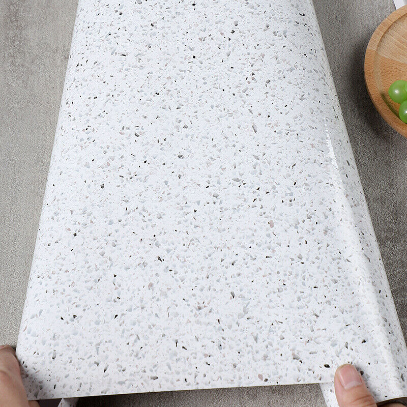 3 M Self Adhesive Marble Wallpapers Kitchen Countertop Paper Waterproof Home DIY