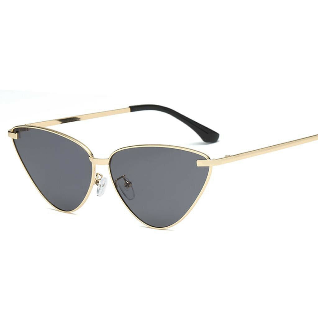 2x Unisex Cat Eye Sunglasses Punk Sun Glasses Summer UV400 Party Eyewear