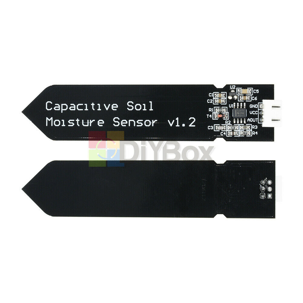 3.3V-5.5V Capacitive Soil Moisture Sensor V1.2 Corrosion Resistant +Analog Cable