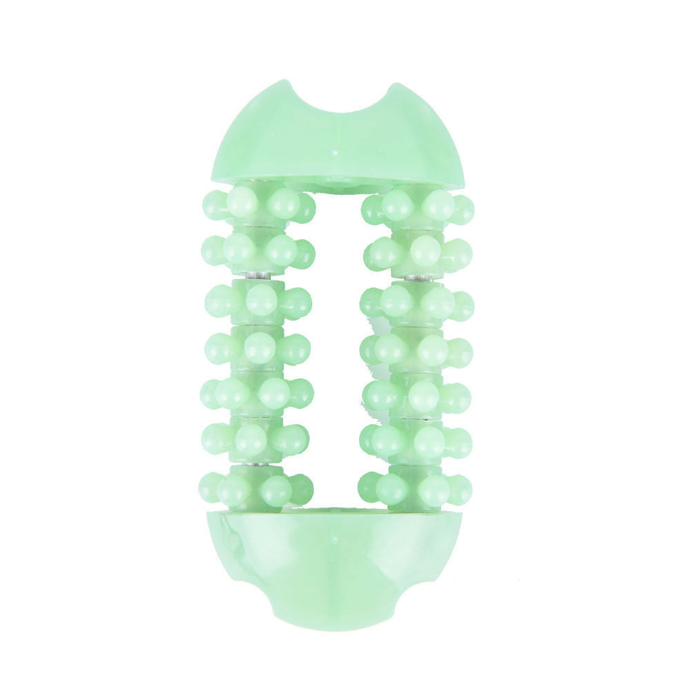 Hand Finger Massager Dual Roller Joint Relaxing Nail Plastic Massage Tool.l8