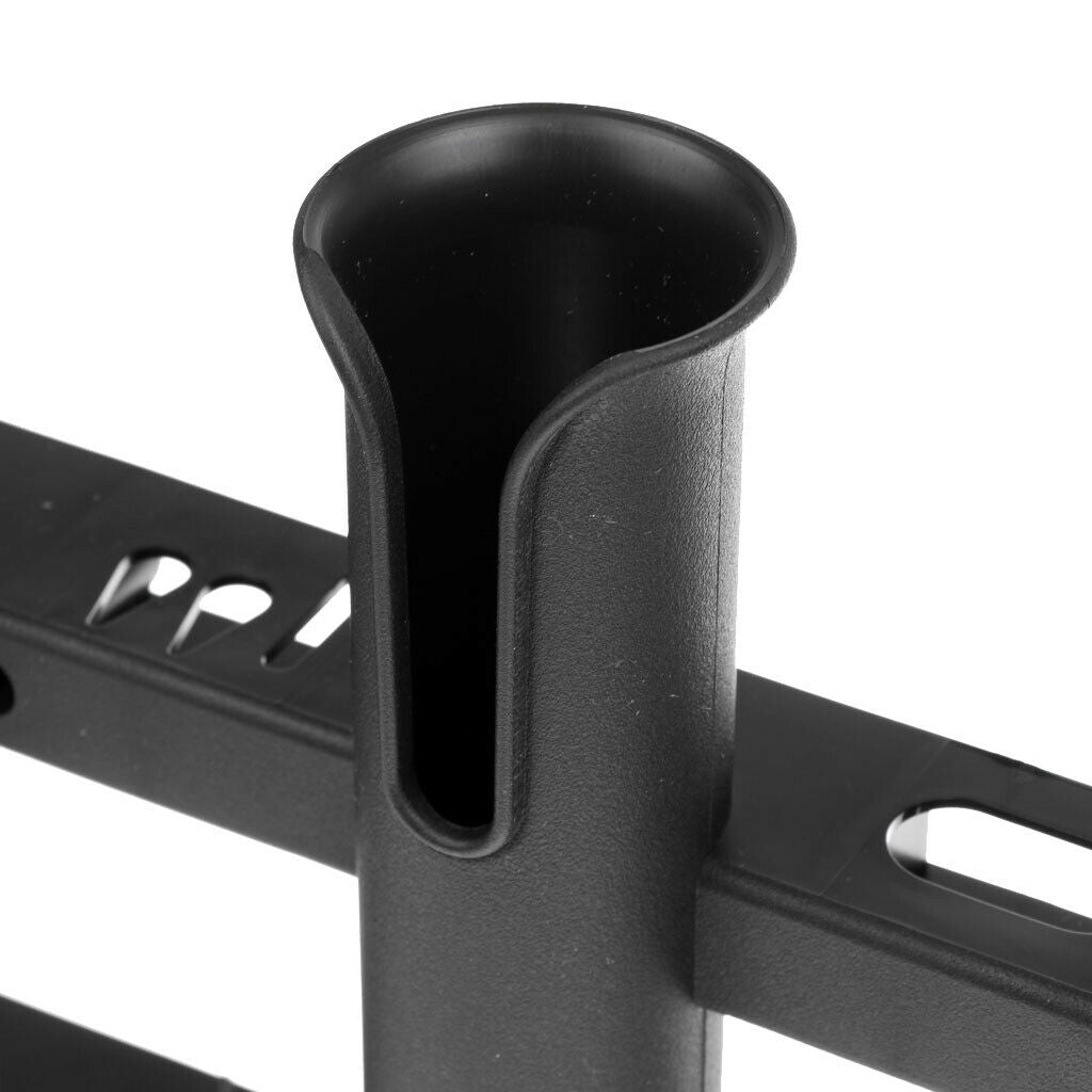 Fishing Boat 3 Pipe Connection with 1 Rod Holder Mounting Bracket Pole Rack Rest