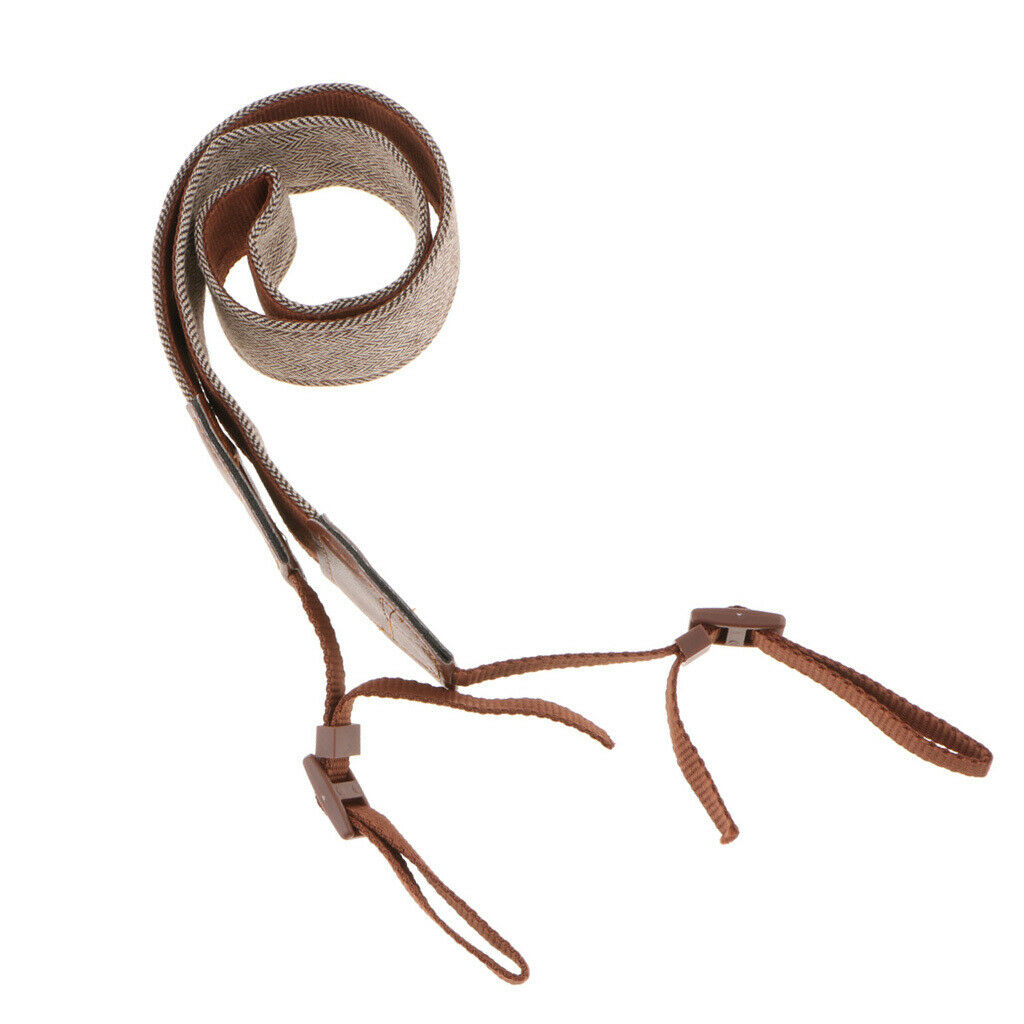 Single Shoulder Belt Strap Sling for Canon Sony Nikon SLR DSLR Cameras Brown