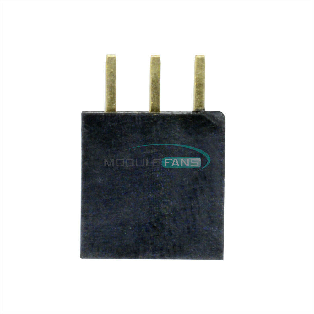 100PCS 2.54mm Header Single Row 1x3 Pins Female Straight Connector