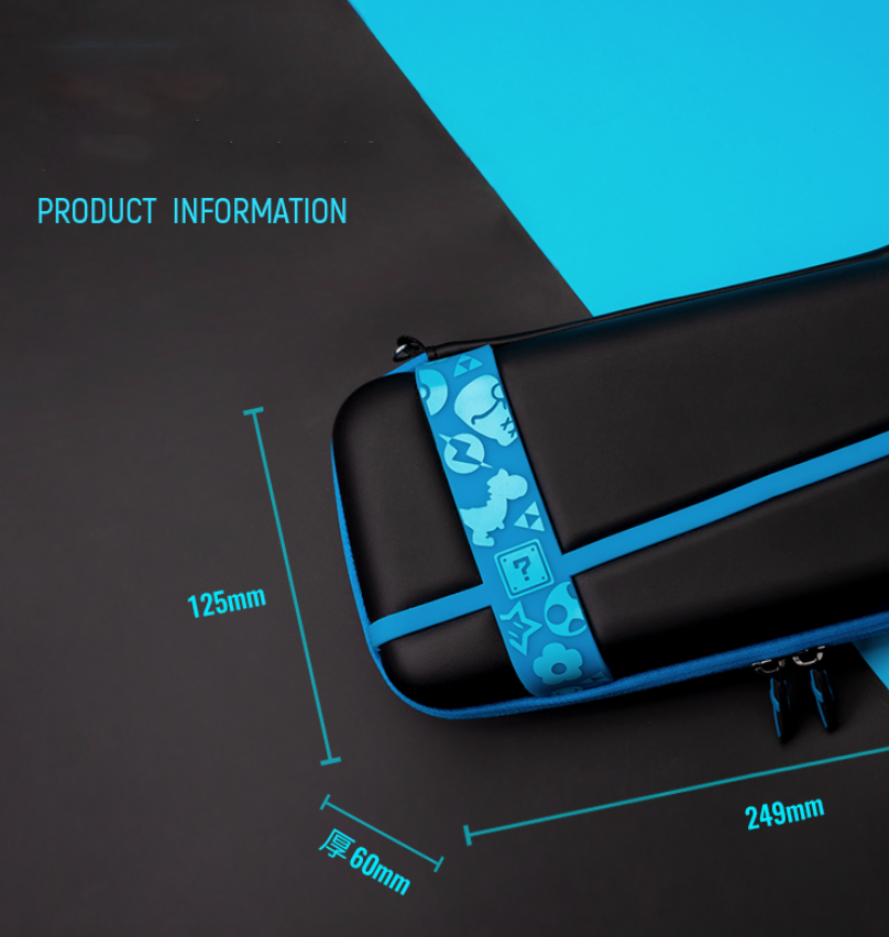 Luminous Travel Carrying Case Protective Cover Storage Bag For Switch Games Gift