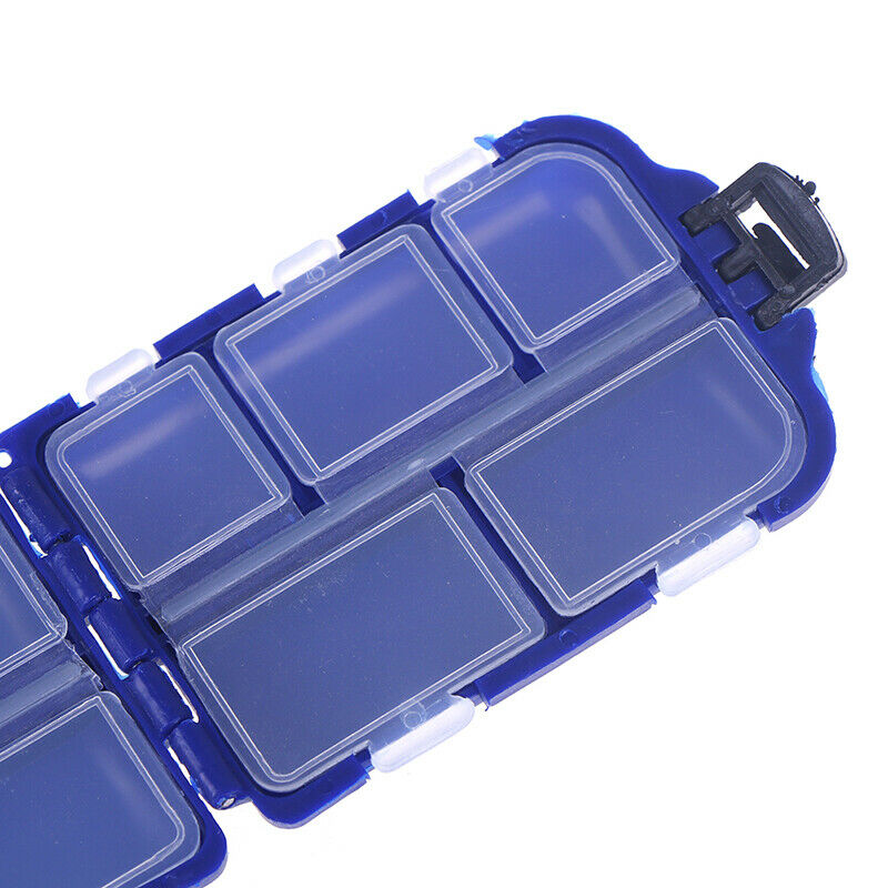 Fishing Lure Compartments Storage Case Box Fish lure Spoon Hook Bait Tackle  Lt