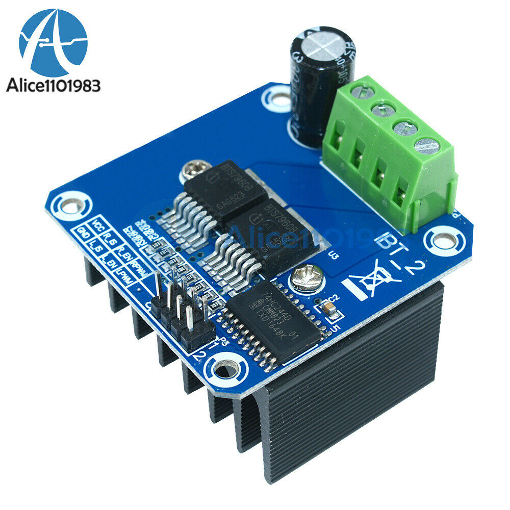 5PCS DC 43A Double BTS7960B Stepper Motor Driver H-Bridge PWM For Arduino DIY