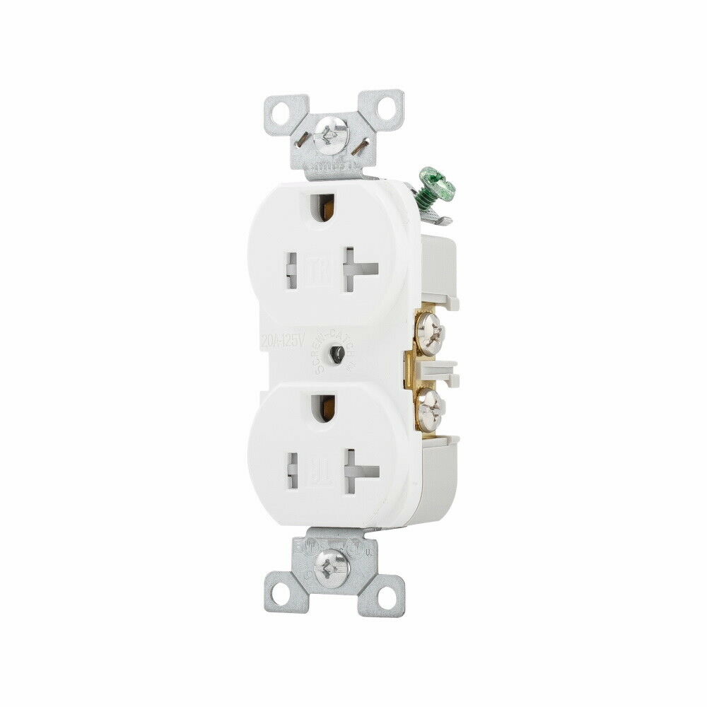 1pcs - EATON TRBR20W 20A 125V Tamper-resistant Duplex Receptacle NEMA 5-20R