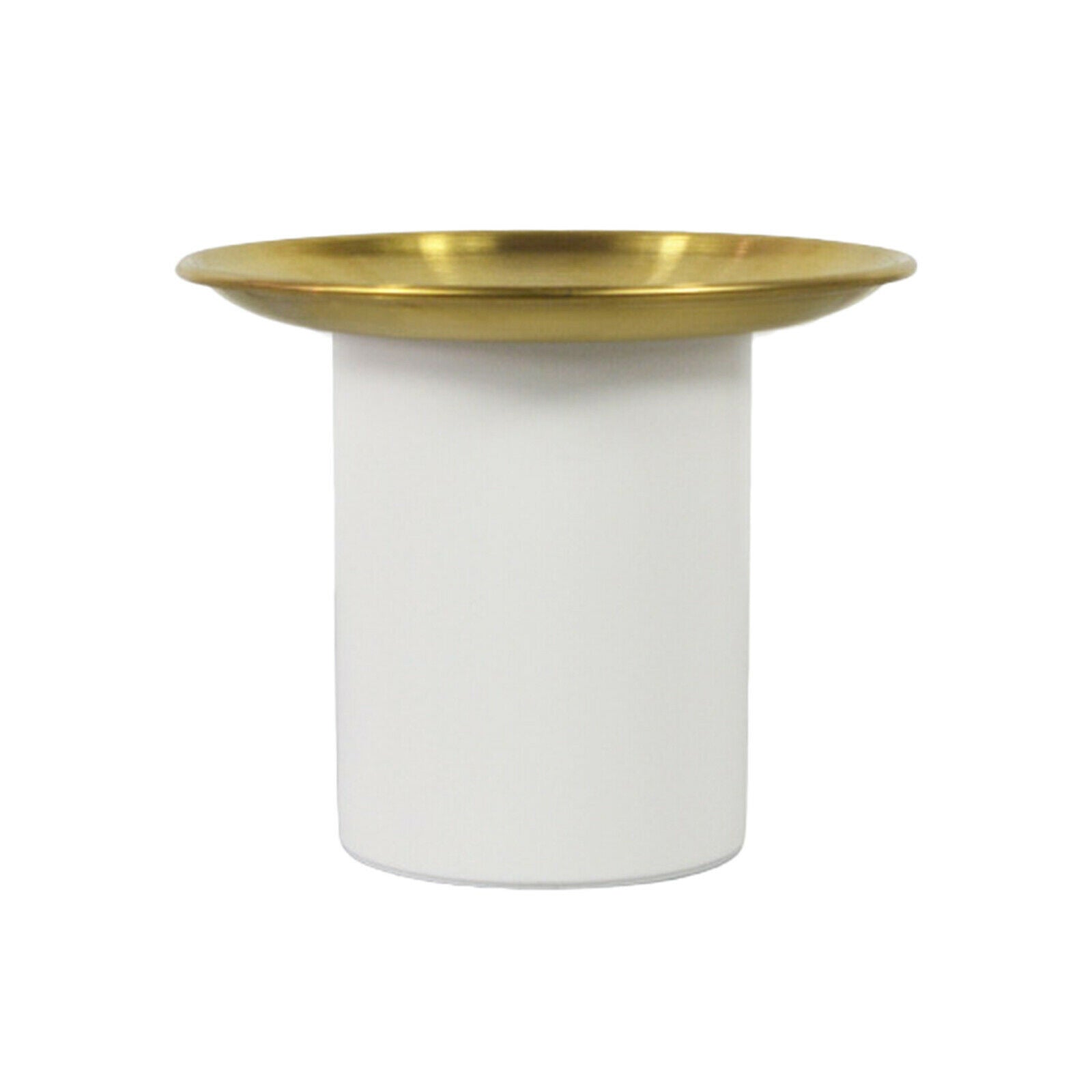 Storage Box Lidded Snack Jewelry Storage Plate Decor Gift White Small