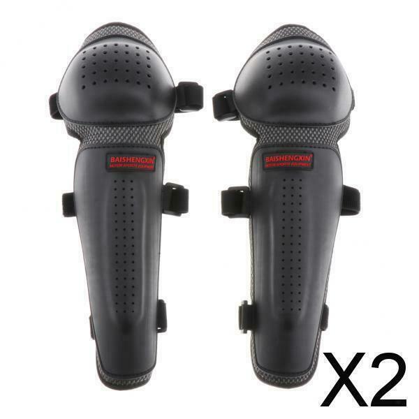 2X 2pcs Motorcycle Knee Pad Motocross Knee Guards Protection Knee Guard Safety