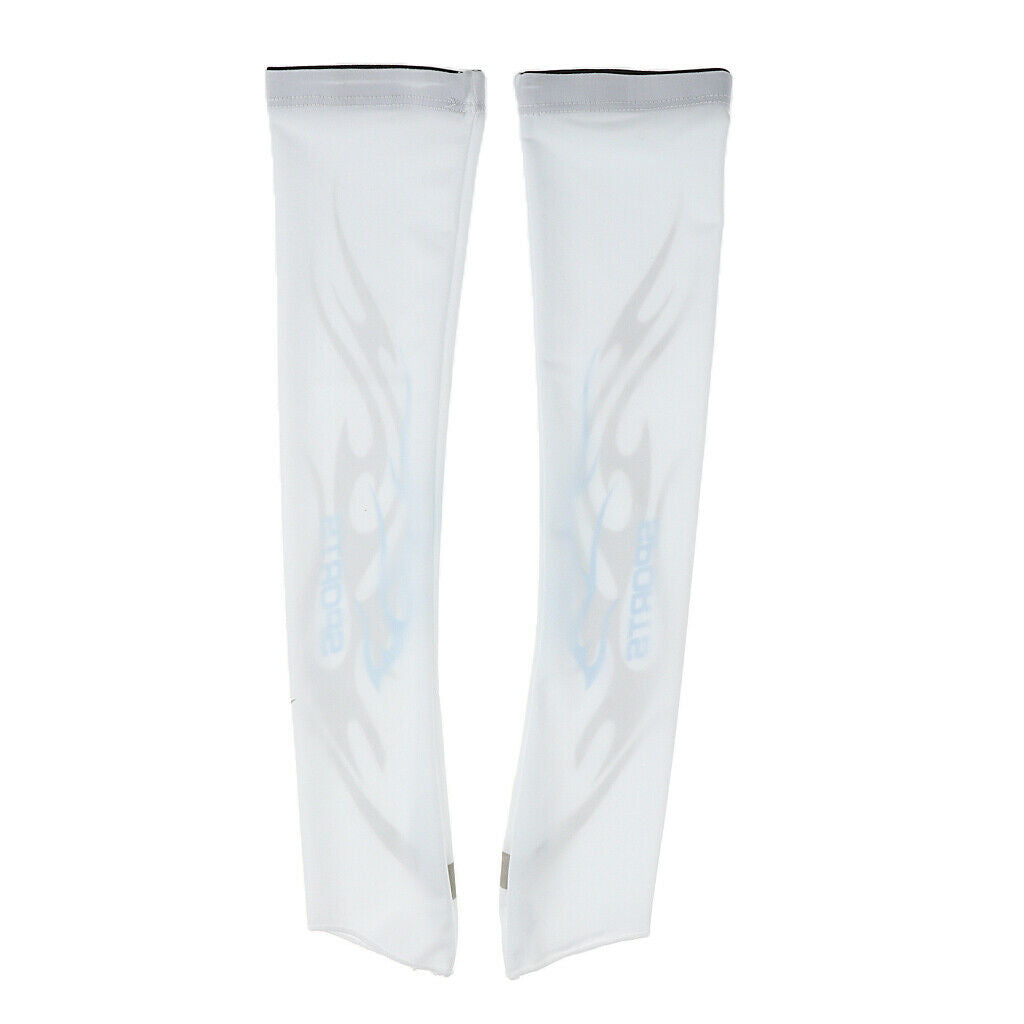 Outdoor Sport Sunscreen Glove Anti UV Sun Protection Cooling Arm Sleeves L