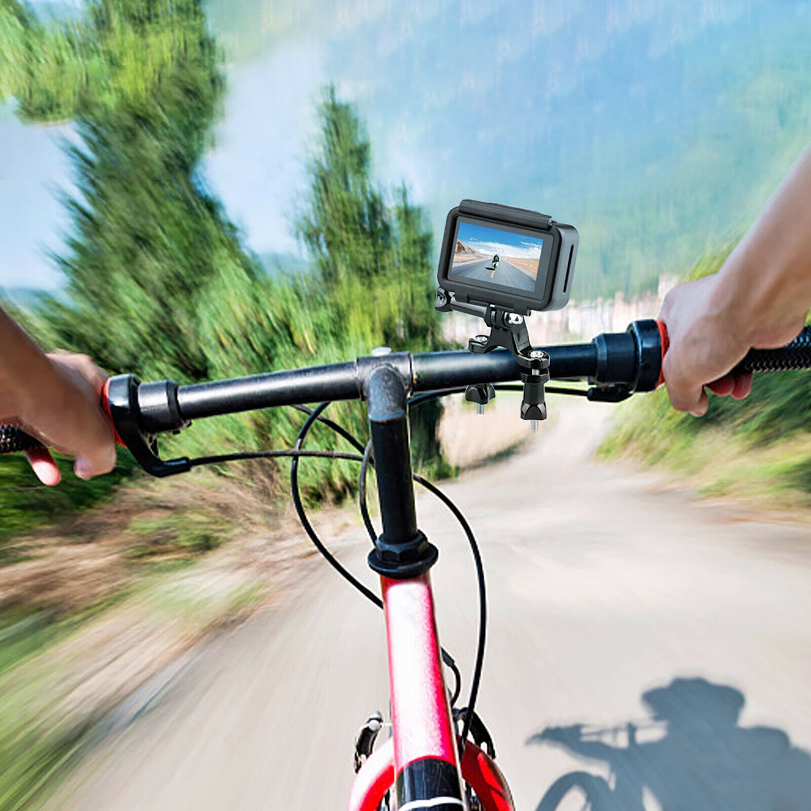 Bicycle Handlebar Bracket Holder Parts For Osmo Action/GoPro Hero 5 6 7 8 Camera