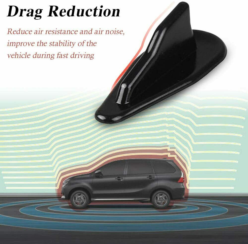 10Pcs/Set Car Roof Fin Car Spoiler Tuning Roof Diffuser Shark Fins Spoiler Wing
