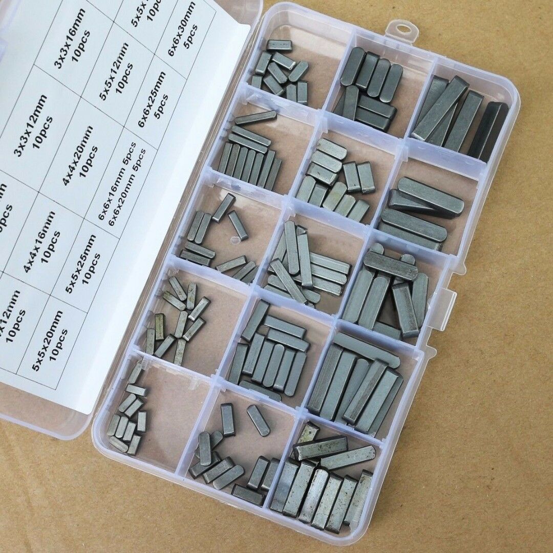 140Pcs Boxed Parallel Pin Square Parallel Key Pin Combination 3 4 5 6Mm