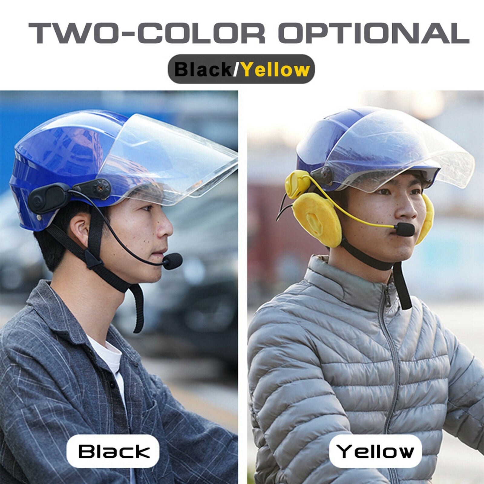 Motorbike Motorcycle Helmet Bluetooth Headset High Sound Quality System