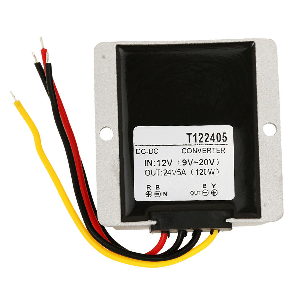 Step up Converter DC 12V to 24V 5A 120W Waterproof Boost Power Module