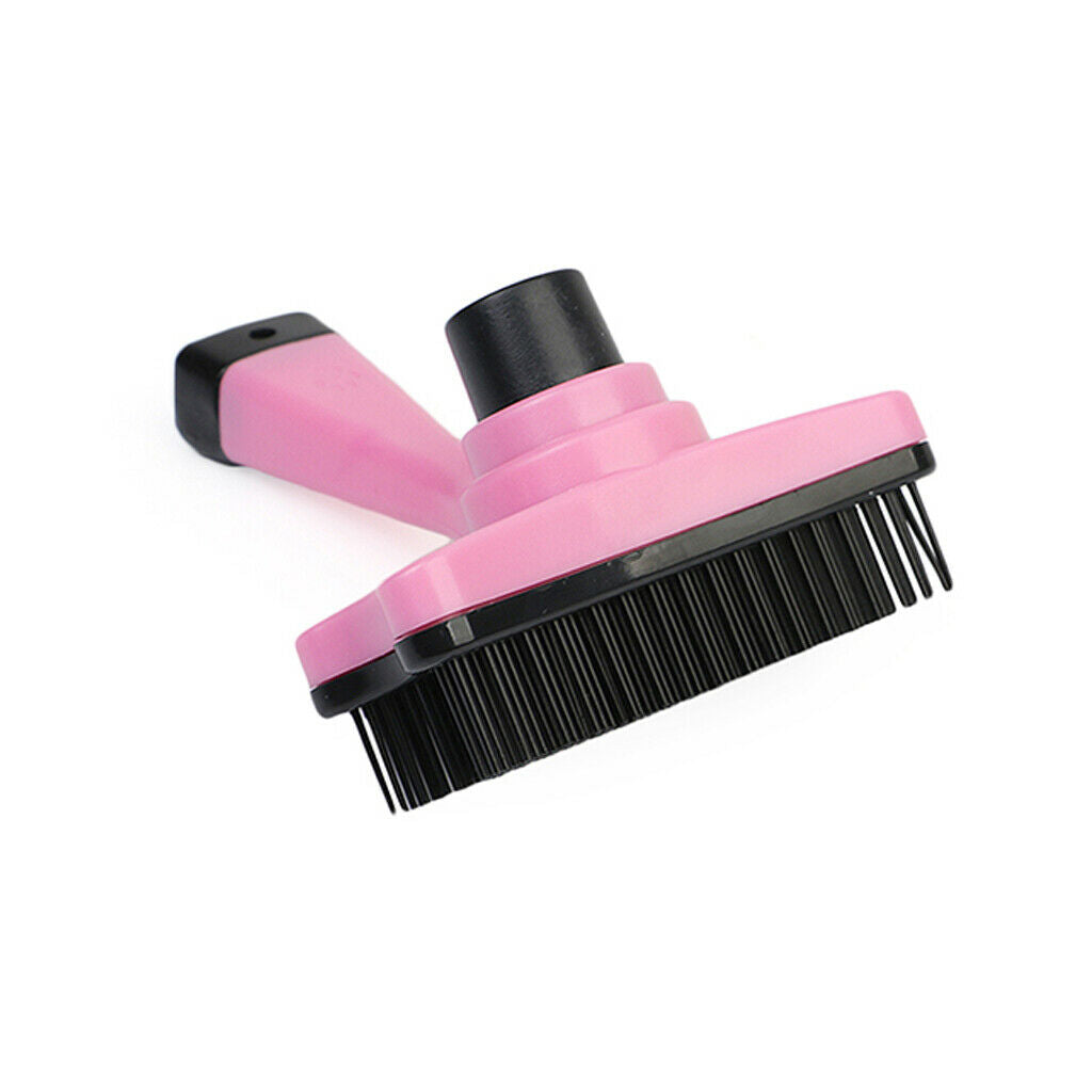Pet Dog Cat Hair Grooming Comb Rake Brush Slicker Brush Groomer Tools Pink
