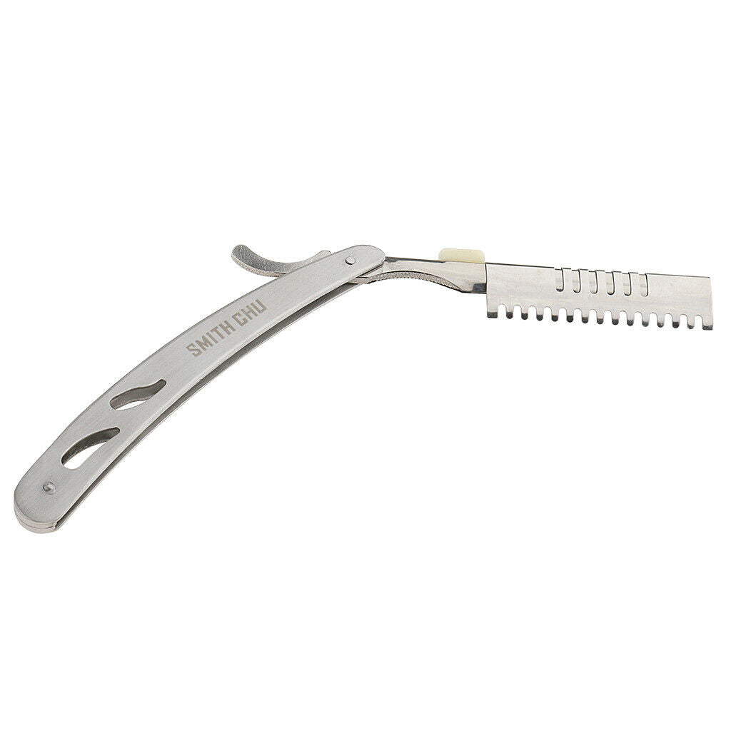 6'' Stainless Steel Hair Cutting Thinning Scissors Smooth Shears Comb Shaver