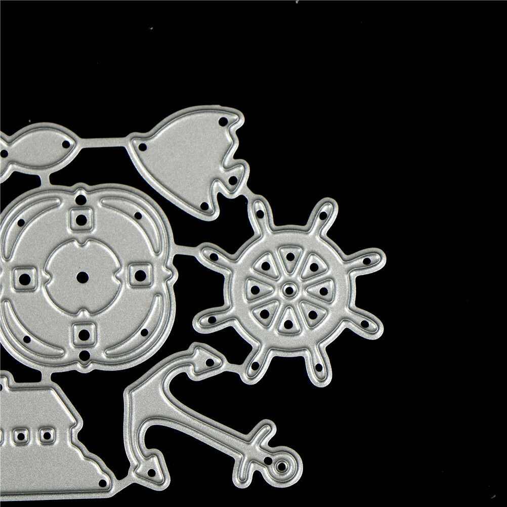 Ocean Rudder Design Metal Cutting Die For DIY Scrapbooking Album PaperCard.l8