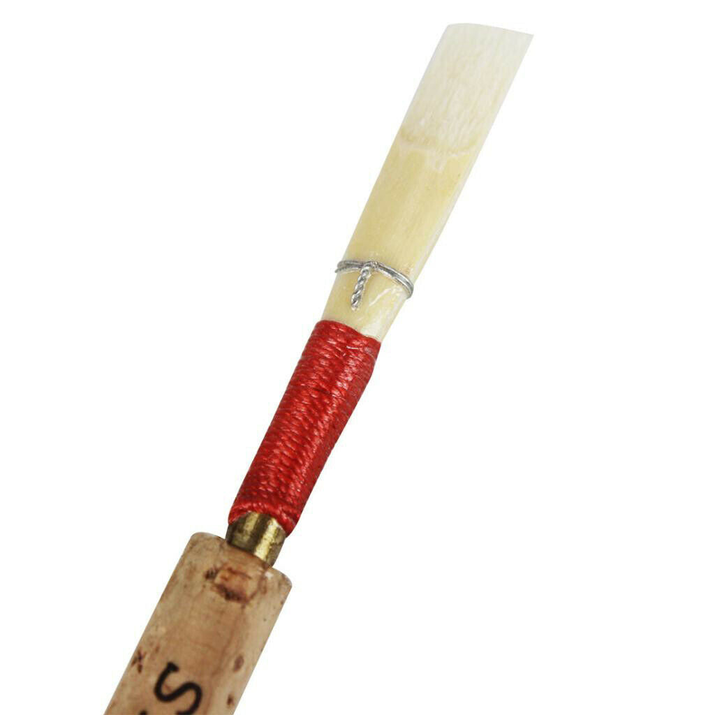 1pc Soft Oboe Reed Cork Reed with Plastic Case Tube for Wind Instrument Parts