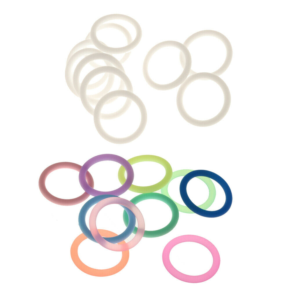 20x Silicone Baby Pacifier Holder Adapter O Ring Dummy Ring Ring