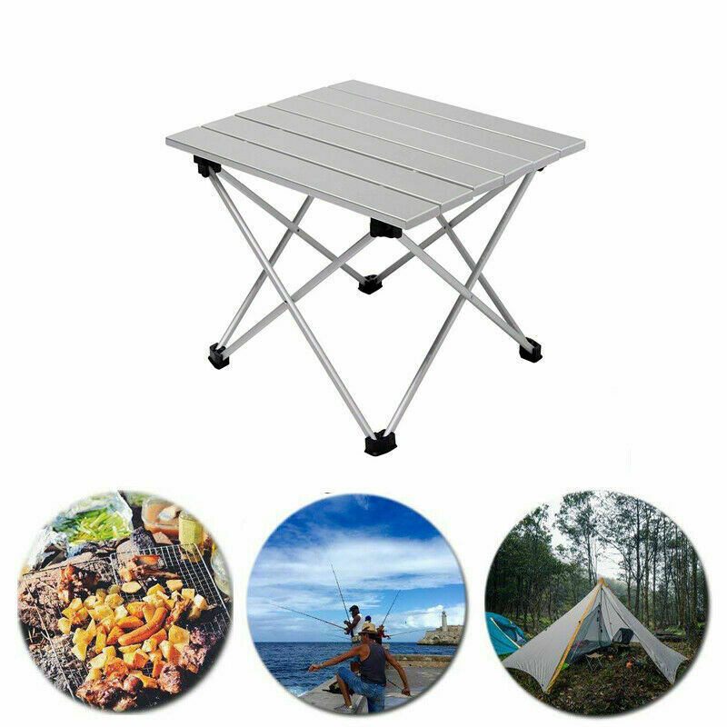 Aluminum Portable Camping Folding Table Outdoor Picnic Beach BBQ Garden Fishing