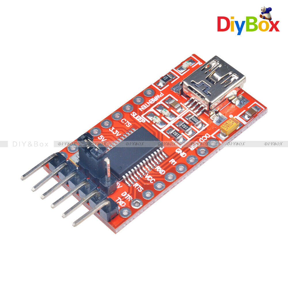 5PCS FT232RL 3.3V 5.5V FTDI USB to TTL Serial Adapter Module f Arduino Mini Port