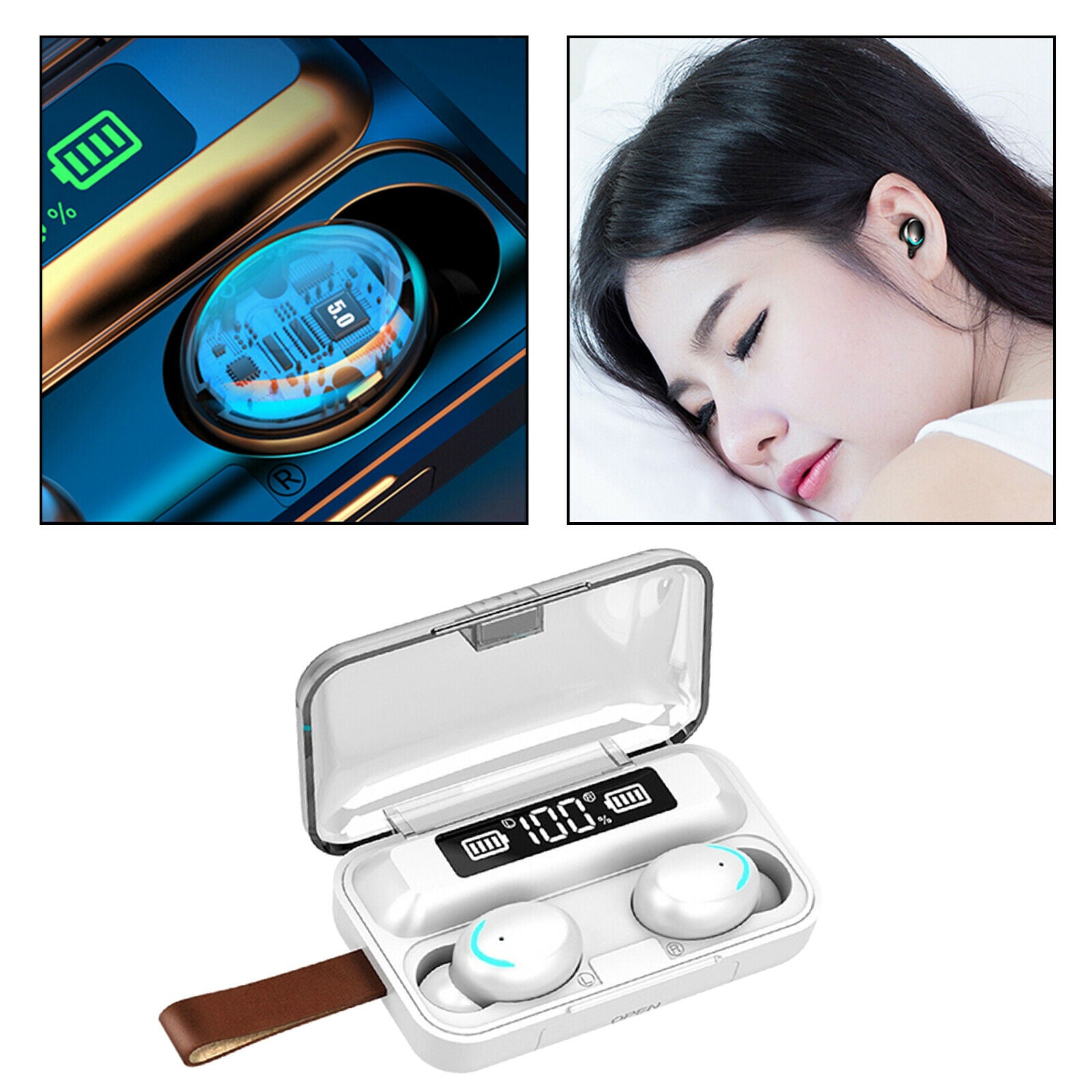 2021 TWS Wireless Headphones Earbuds Headsets Earpiece for Android/IOS