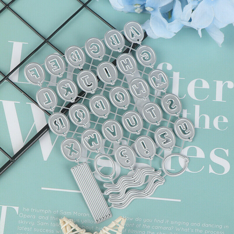 metal cutting dies mold Balloon letter Scrapbook paper craft mould bYU FT