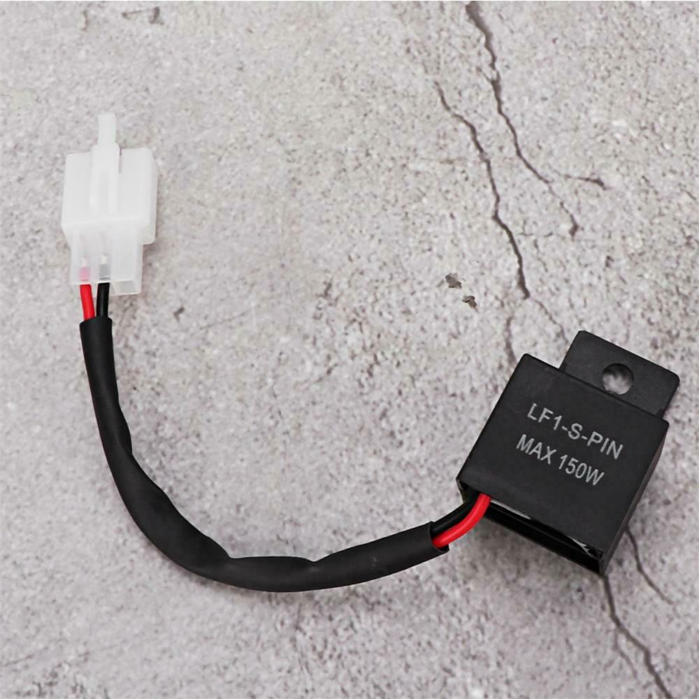 2 Pin Waterproof LED Flasher Relay Motorcycle Motorbike Turn Signal Indicator