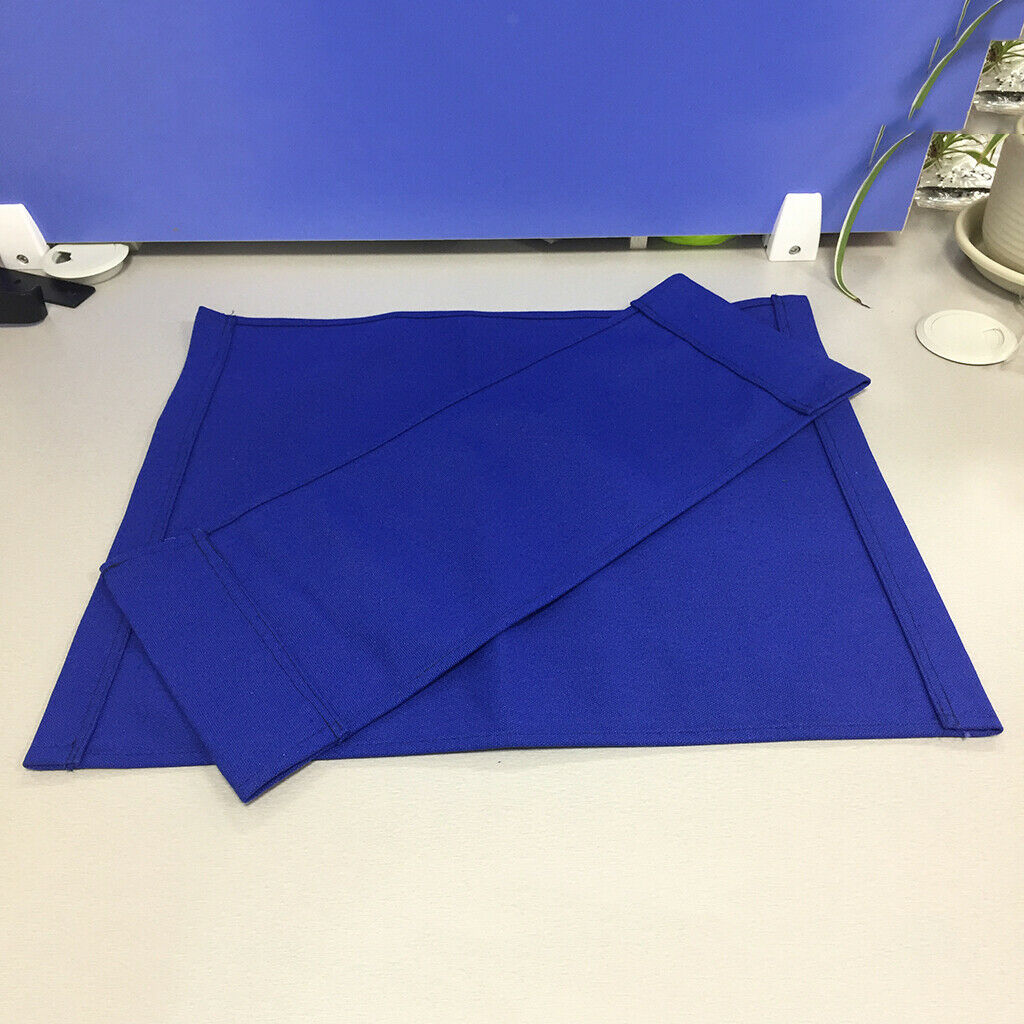4X Canvas Backrest Seat Cloth for Cross Folding Chair/Stool/Seat Blue