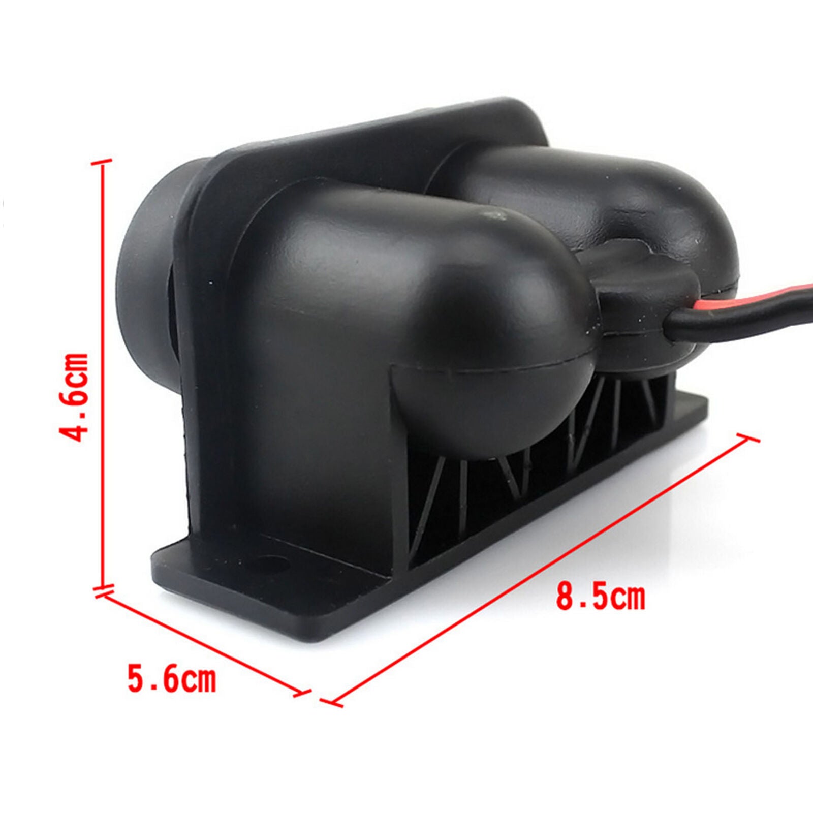 12V 2 Port Dual Female Socket Car Motorbike Cigarette Lighter Adaptor Waterproof