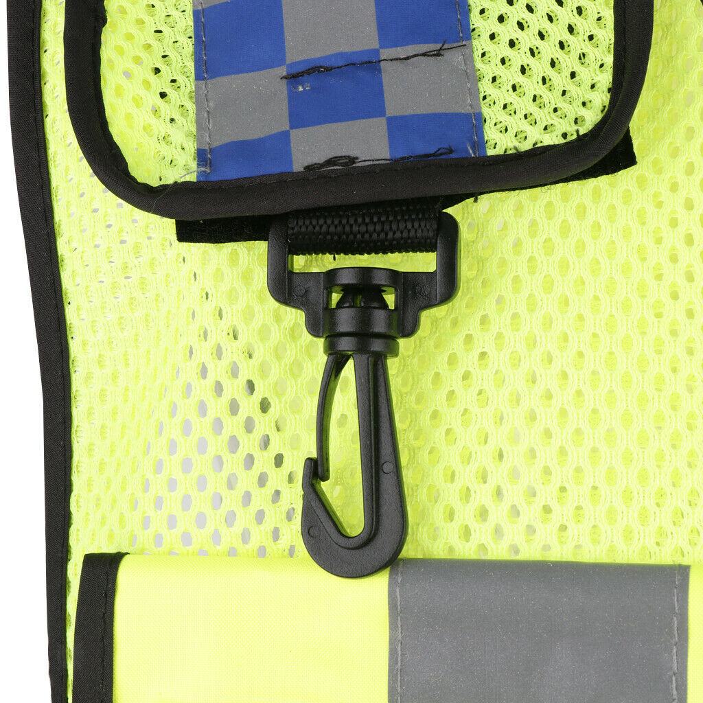 Men Women Safety Protection Vest Zipper Reflective Jacket Security Waistcoat