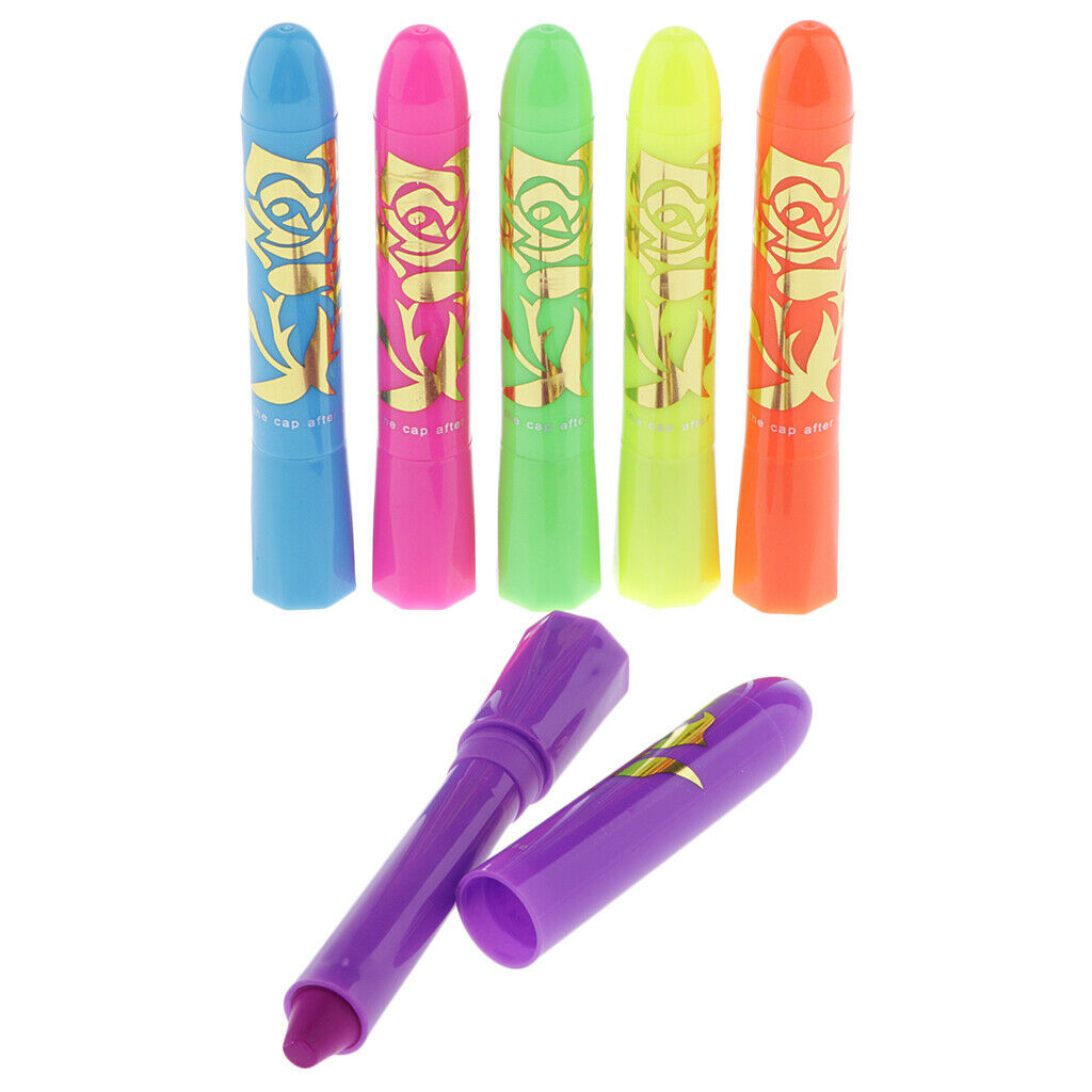 6X face & body painting wax   UV neon fluorescent glow