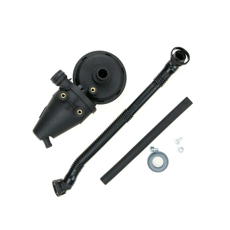 4Pcs Crankcase Vent Valve Oil Separator Hose Kit for BM-W E36 E38 E39 111517W1J6