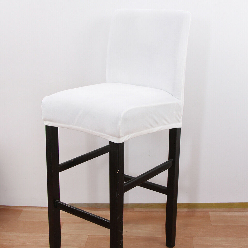 2pcs Stretch Chair Covers, Velvet Dining Chair Slip Covers for Dining Room,
