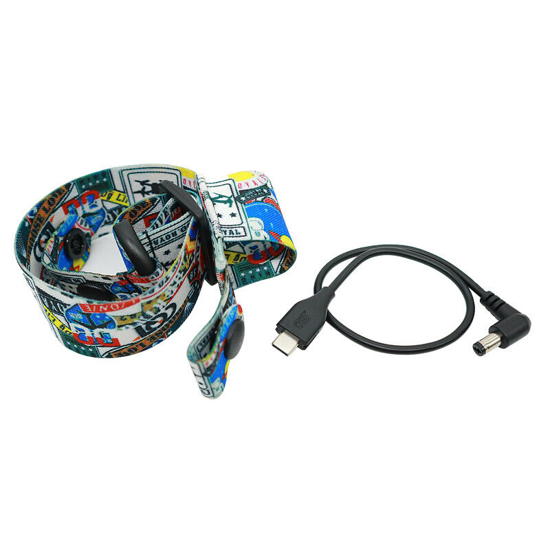 personalized for DJI FPV flight video glasses V2 graffiti headband fixed strap