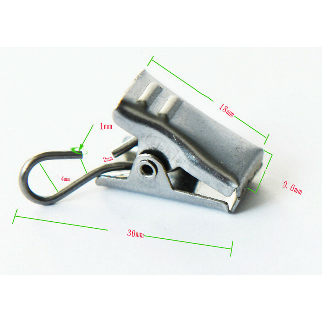 10 x basic style bed canopy hanging clamps rustproof door panel accessories