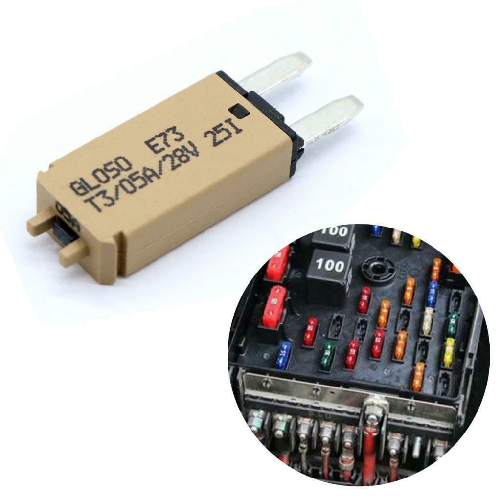 12V-24V Automotive Car Boat Circuit Breaker Small Blade Fuse Resettable 5A