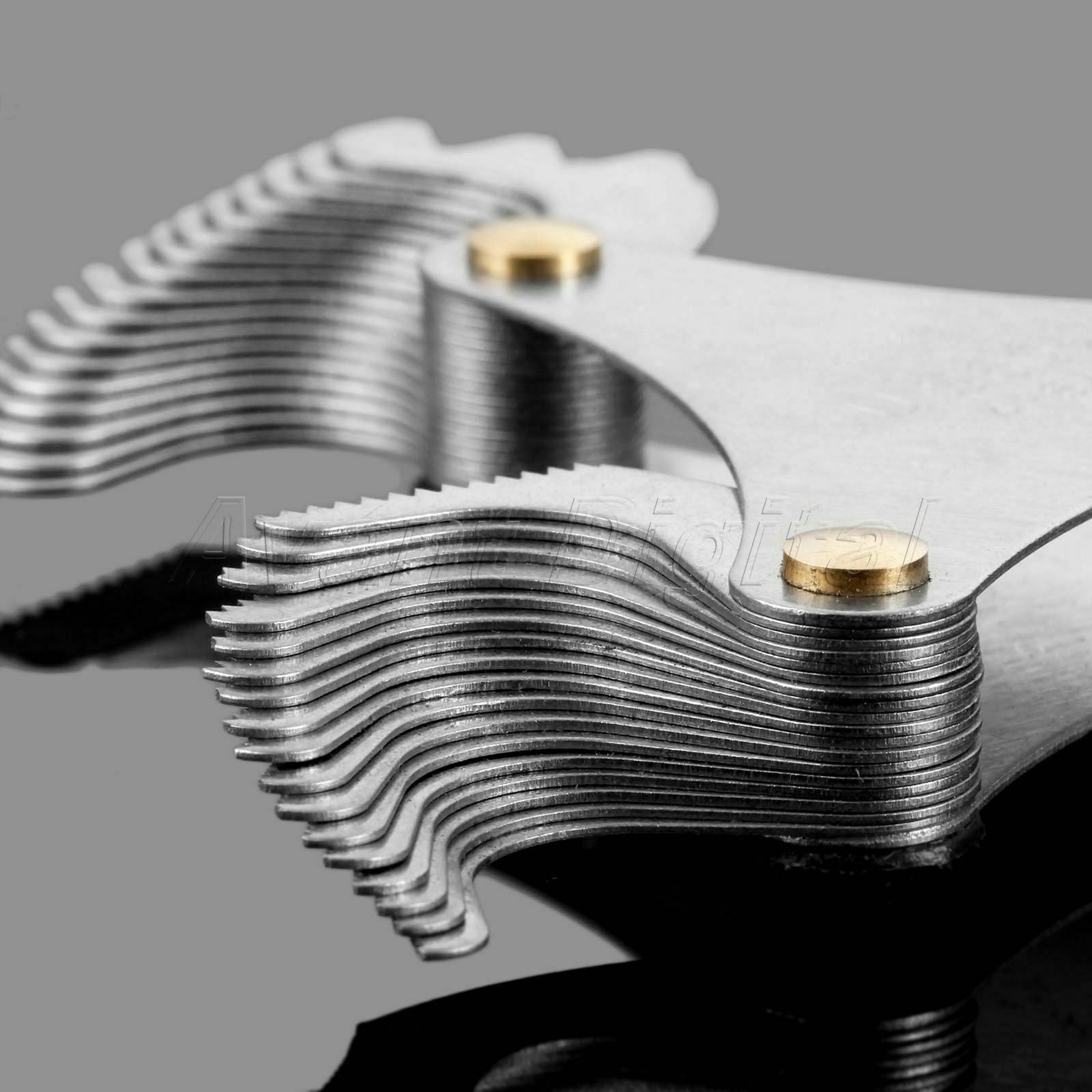 Foldable US 60 Degree Thread Gauge Screw Pitch Measuring Tool 51 Blades Gage